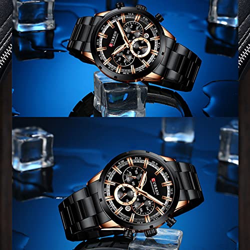 Foto 4 pulgar | Venta Internacional - Reloj Matkasur Para Hombre, Para Citas, Deportes, Resistente Al Agua, 30 M A 50 M