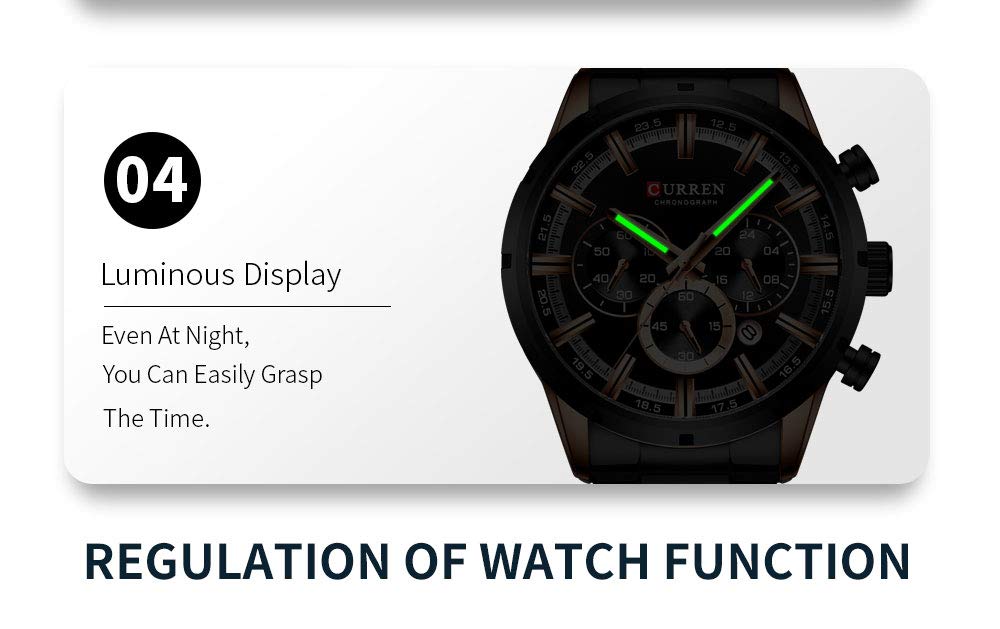 Foto 8 pulgar | Venta Internacional - Reloj Matkasur Para Hombre, Para Citas, Deportes, Resistente Al Agua, 30 M A 50 M