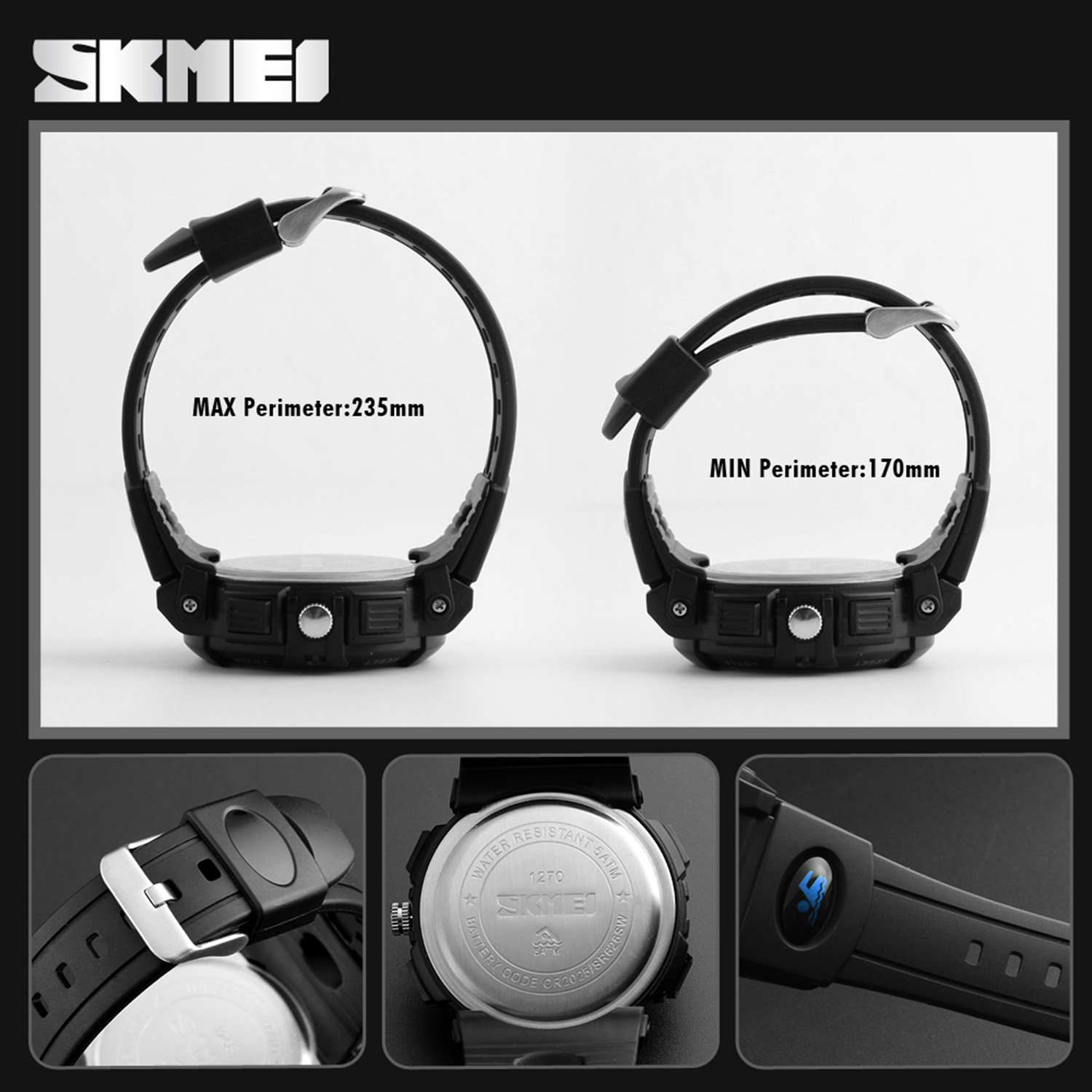 Foto 8 pulgar | Venta Internacional - Reloj Gosasa Shock Para Hombre, Deportes Al Aire Libre, Led Digital, Negro