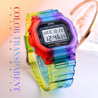 Foto 2 | Venta Internacional - Reloj Carlien Para Hombre, Colorido, Digital, Cuadrado, Deportivo, 44 Mm