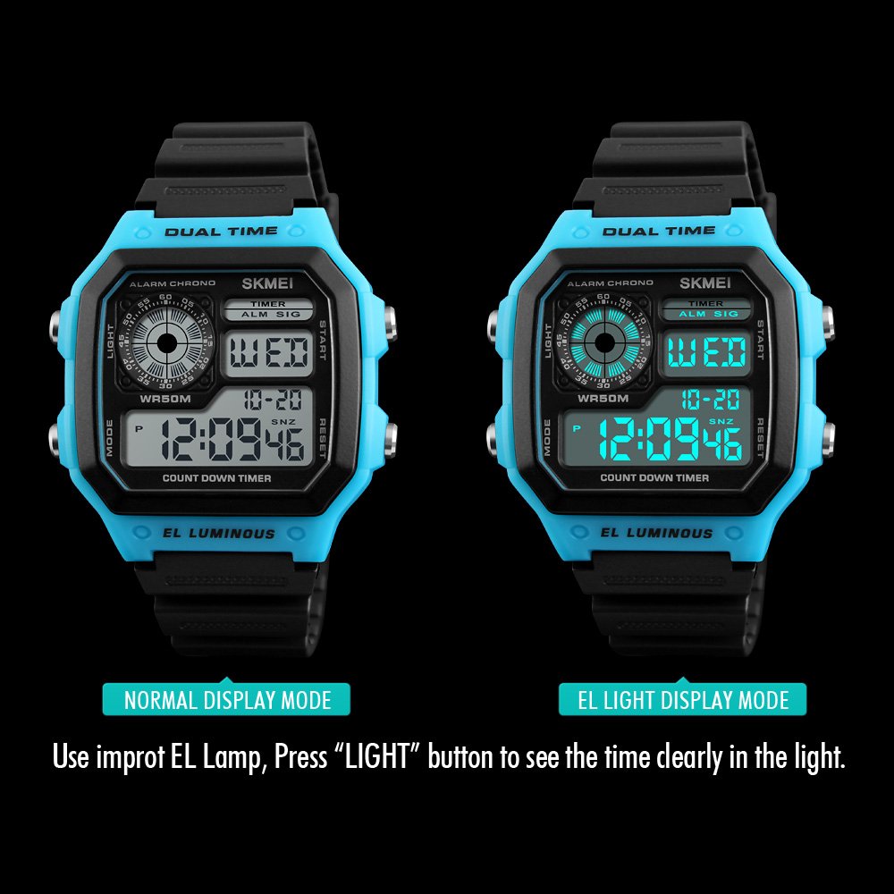 Foto 6 pulgar | Venta Internacional - Reloj Deportivo Yooten Con Alarma De Cuenta Regresiva Digital Multifunción