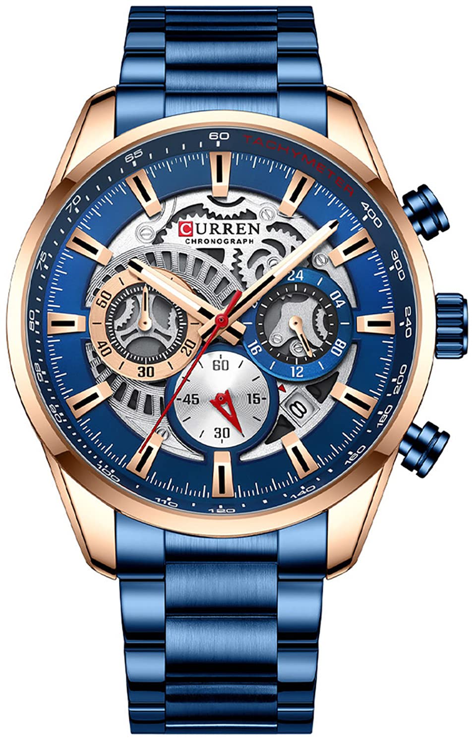 Foto 2 pulgar | Venta Internacional - Reloj Fanmis Con Cronógrafo De Negocios De Lujo Para Hombre, Vestido Con Diseño De Agua