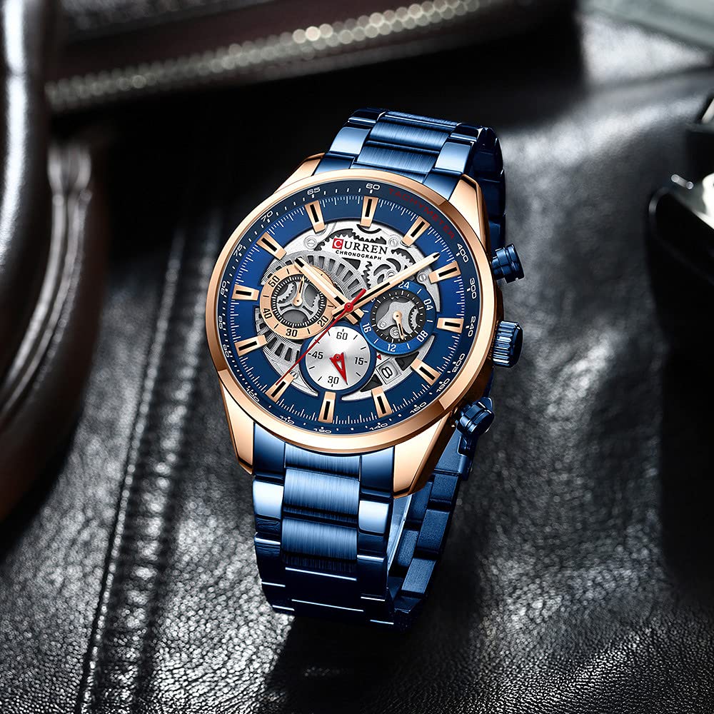 Foto 4 pulgar | Venta Internacional - Reloj Fanmis Con Cronógrafo De Negocios De Lujo Para Hombre, Vestido Con Diseño De Agua