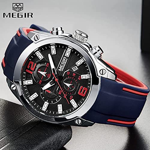Foto 3 pulgar | Venta Internacional - Reloj Megir Sport Chronograph Quartz Luminous Para Hombre