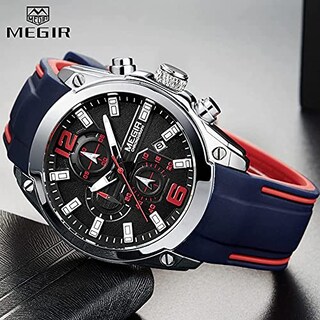 Foto 2 | Venta Internacional - Reloj Megir Sport Chronograph Quartz Luminous Para Hombre