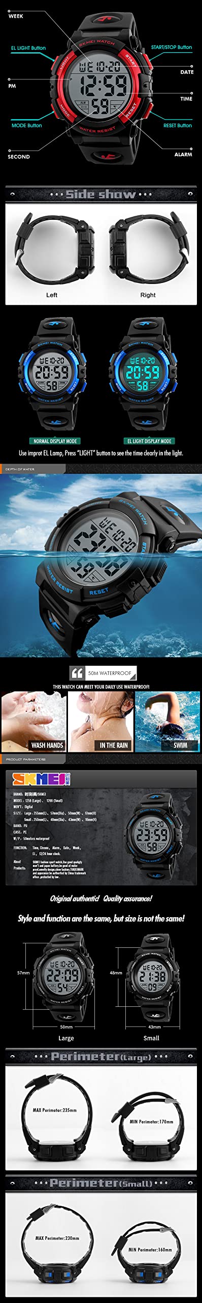 Foto 4 pulgar | Reloj para Hombre Electrónico Multifuncional -Venta Internacional