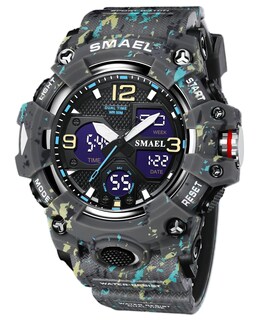 Foto 1 | Venta Internacional - Reloj Hooshu Para Hombre, Analógico, Con Doble Pantalla, Para Deportes Al Aire Libre