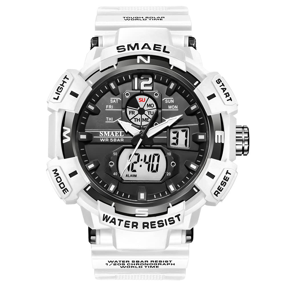 Venta Internacional - Reloj Smael Samel 8045 Militar Para Hombre, Impermeable, 50 M