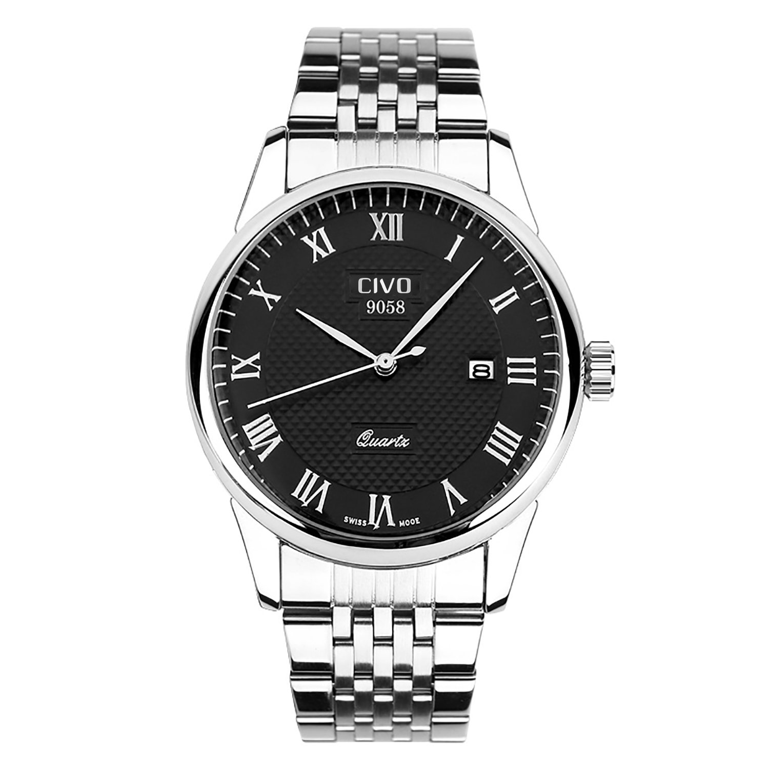 Venta Internacional - Calendario De Fechas Watch Civo Luxury A Prueba De Agua Para Hombre