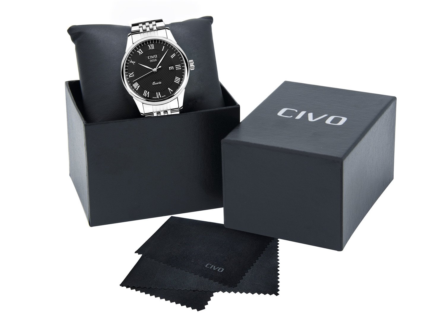 Foto 3 pulgar | Venta Internacional - Calendario De Fechas Watch Civo Luxury A Prueba De Agua Para Hombre