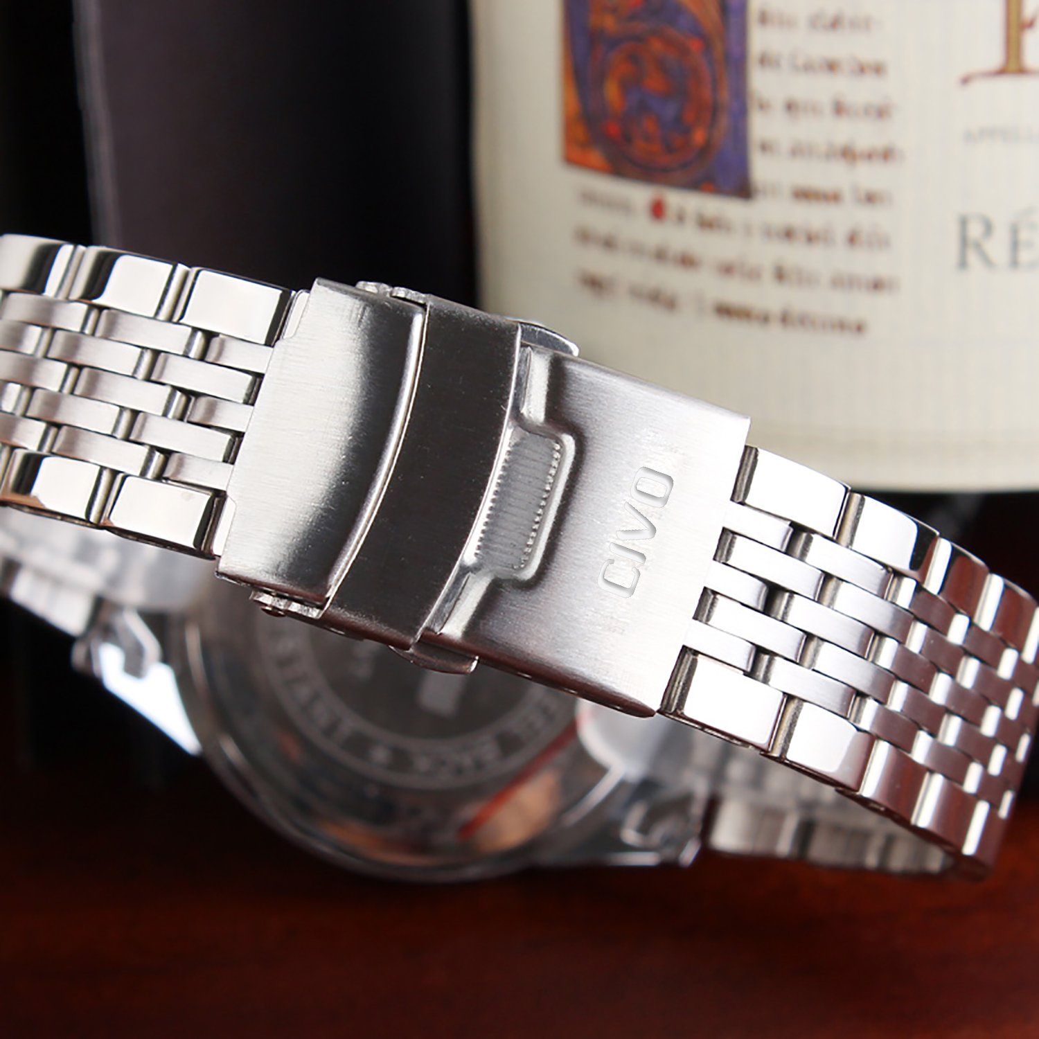 Foto 6 pulgar | Venta Internacional - Calendario De Fechas Watch Civo Luxury A Prueba De Agua Para Hombre