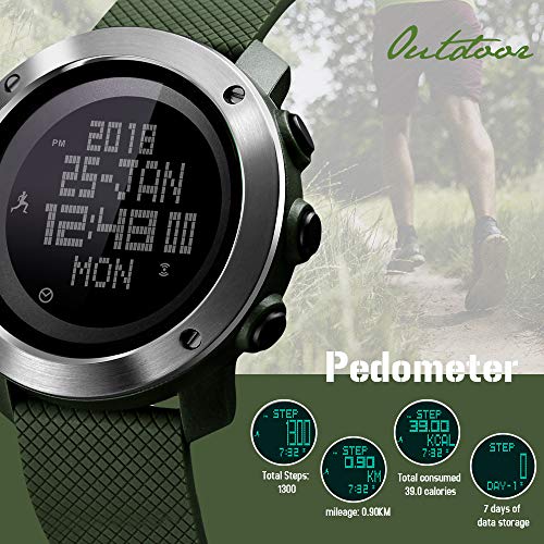 Foto 3 | Venta Internacional - Reloj Deportivo Digital Skmei Para Hombre Con Brújula, Resistente Al Agua, 50 M