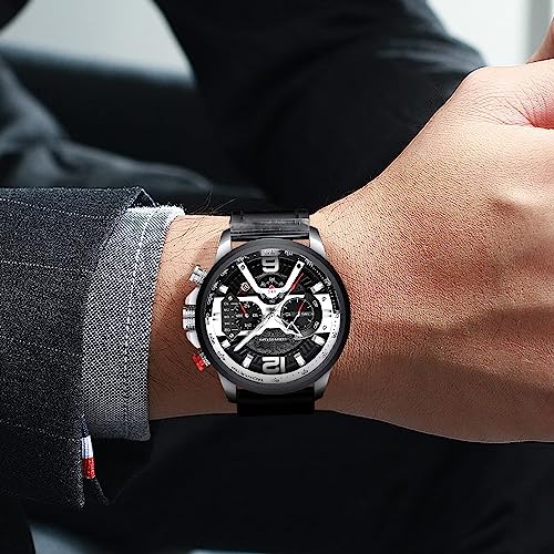 Foto 7 | Venta Internacional - Reloj Fanmis, Vestido Lujoso Con Cronógrafo De Negocios Para Hombre