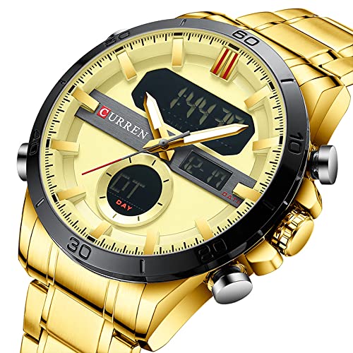 Foto 3 pulgar | Venta Internacional - Reloj Electrónico De Cuarzo Matkasur De Doble Movimiento Para Hombre, 48 Mm