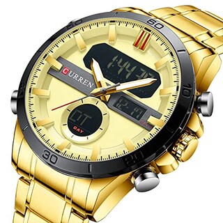 Foto 2 | Venta Internacional - Reloj Electrónico De Cuarzo Matkasur De Doble Movimiento Para Hombre, 48 Mm