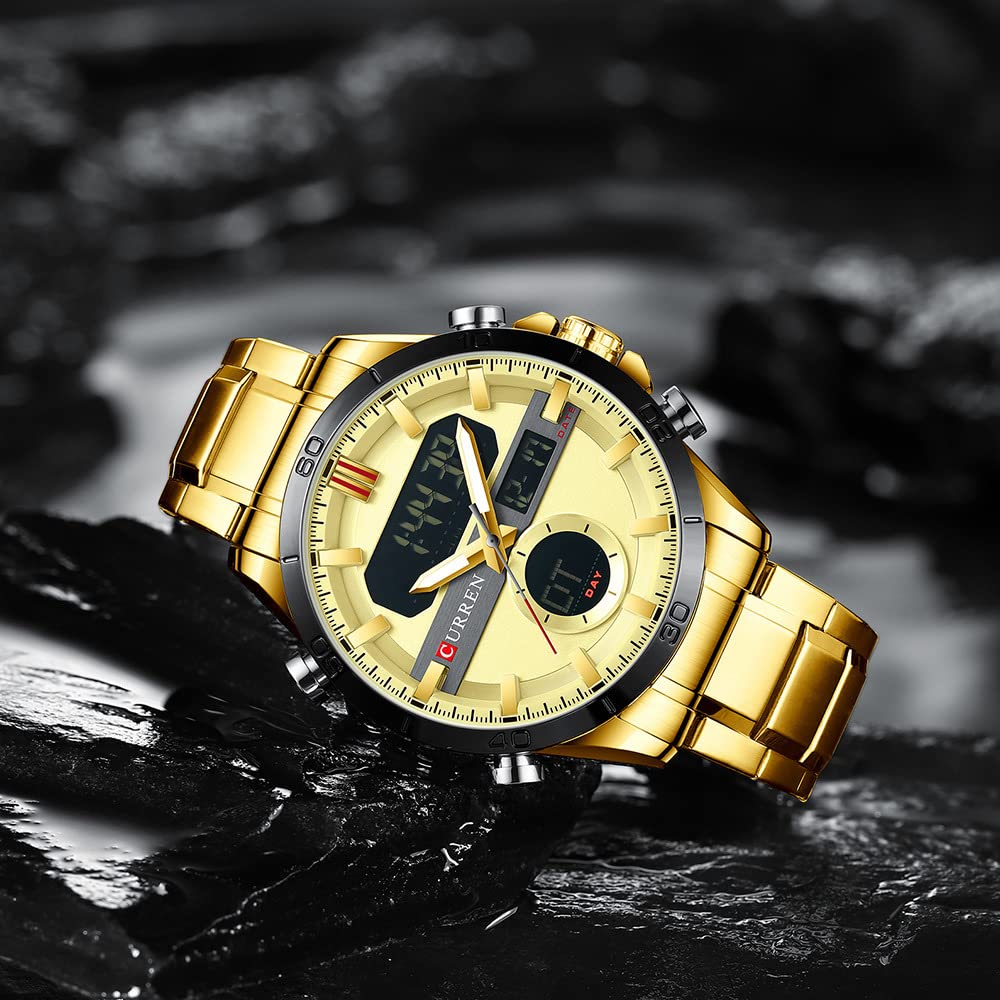 Foto 4 pulgar | Venta Internacional - Reloj Electrónico De Cuarzo Matkasur De Doble Movimiento Para Hombre, 48 Mm