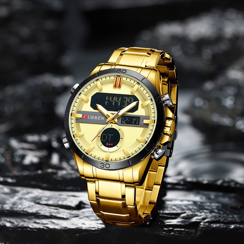 Foto 5 pulgar | Venta Internacional - Reloj Electrónico De Cuarzo Matkasur De Doble Movimiento Para Hombre, 48 Mm
