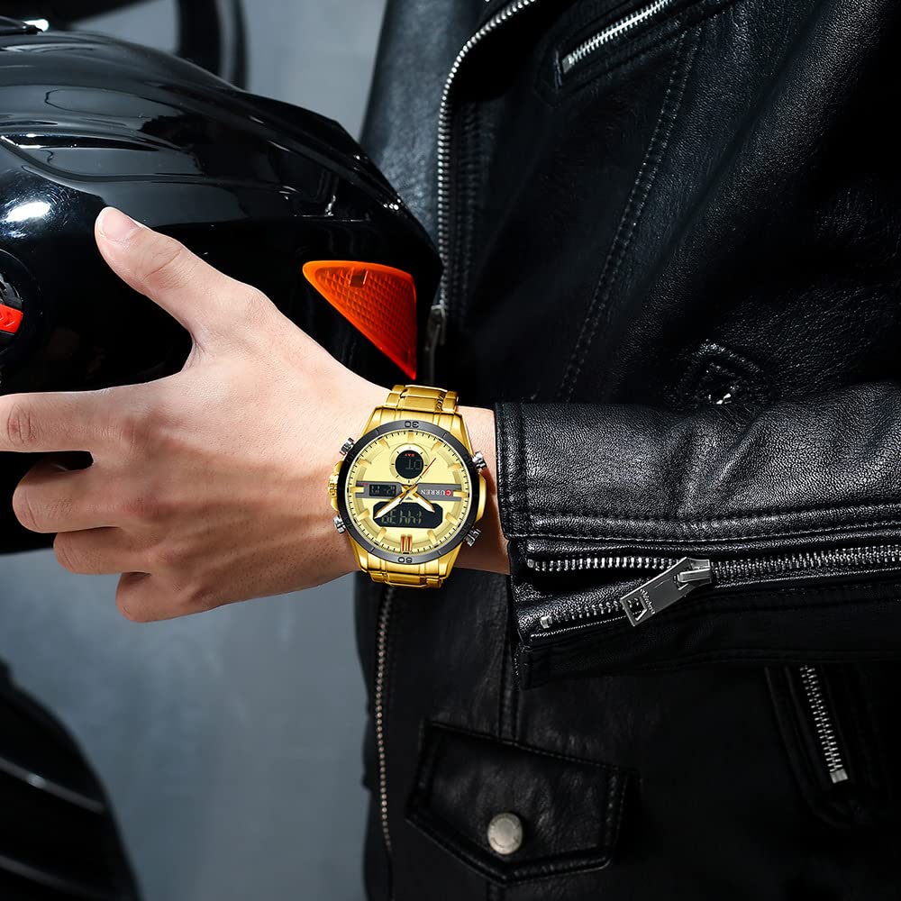 Foto 6 pulgar | Venta Internacional - Reloj Electrónico De Cuarzo Matkasur De Doble Movimiento Para Hombre, 48 Mm