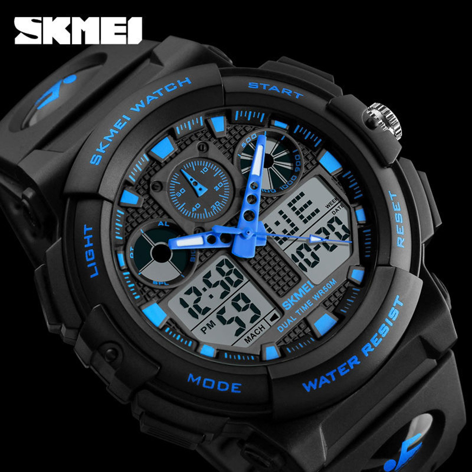Foto 3 pulgar | Venta Internacional - Reloj Digital Led Gosasa Shock Para Hombre, Deportes Al Aire Libre
