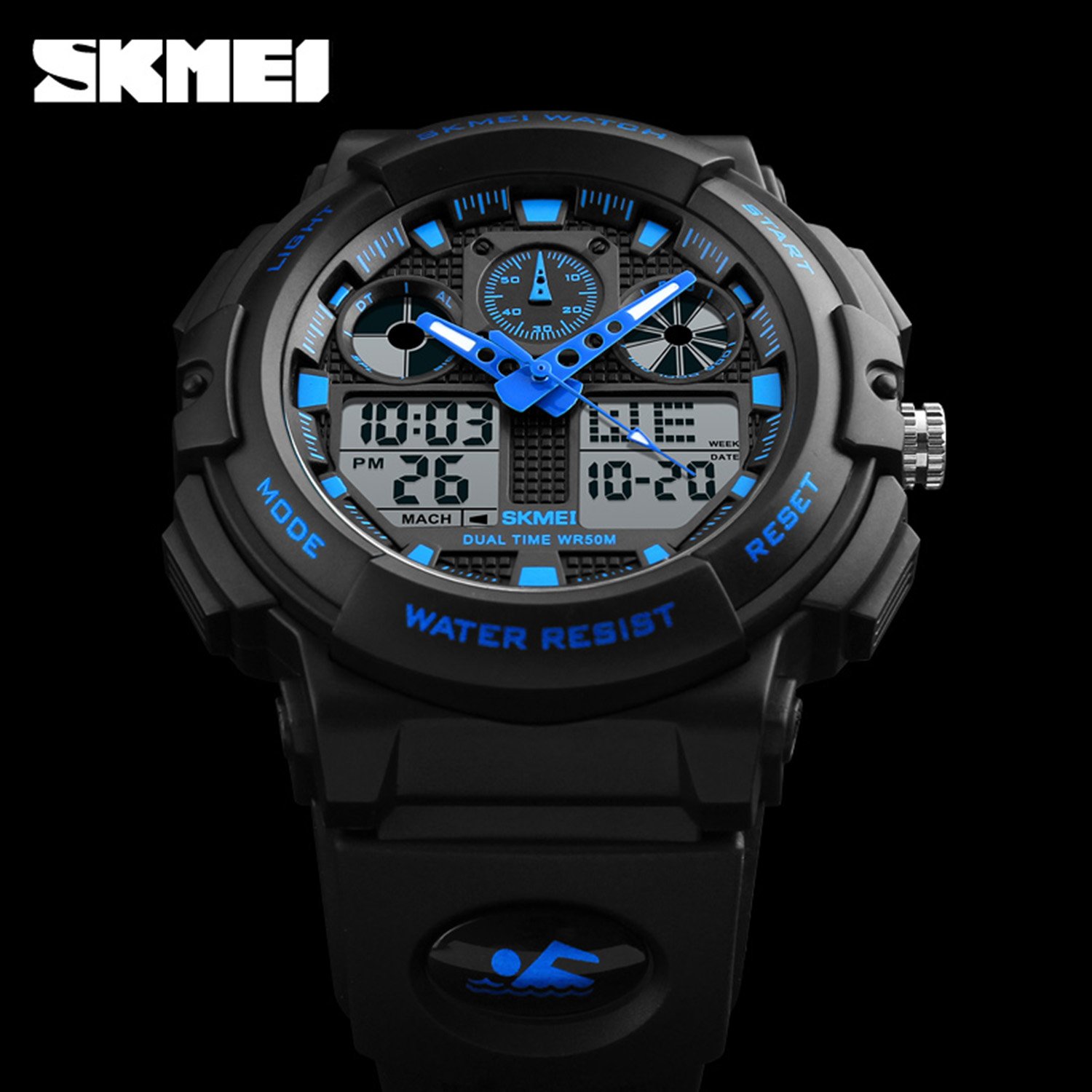 Foto 4 pulgar | Venta Internacional - Reloj Digital Led Gosasa Shock Para Hombre, Deportes Al Aire Libre
