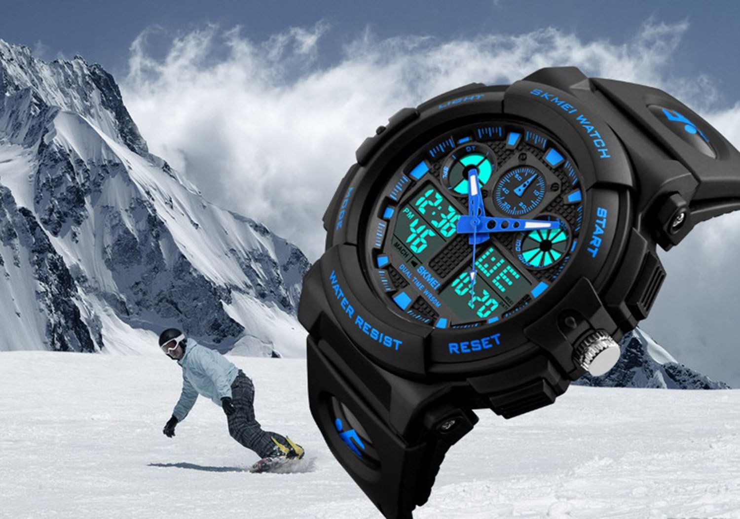 Foto 6 pulgar | Venta Internacional - Reloj Digital Led Gosasa Shock Para Hombre, Deportes Al Aire Libre