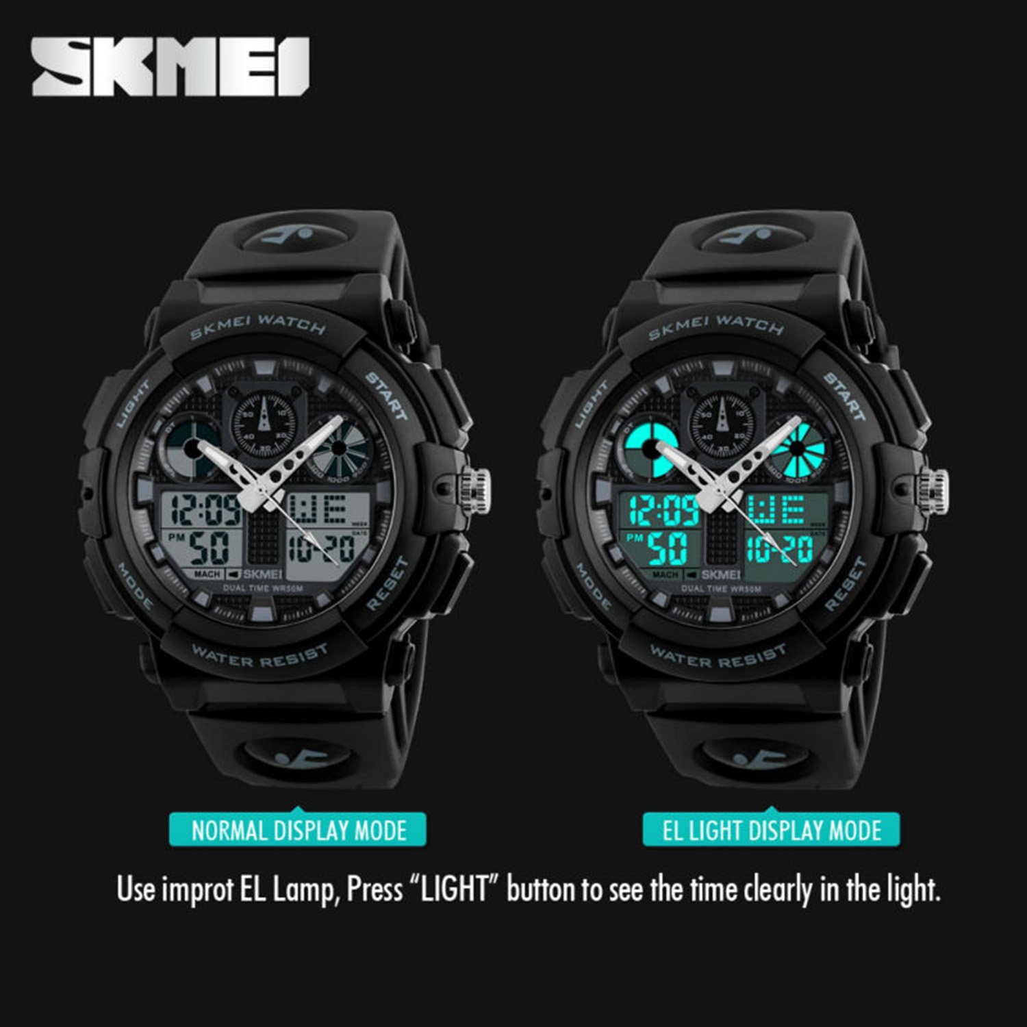 Foto 7 pulgar | Venta Internacional - Reloj Digital Led Gosasa Shock Para Hombre, Deportes Al Aire Libre
