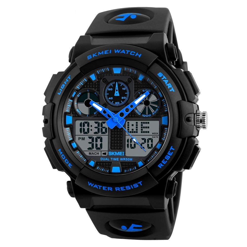 Foto 2 pulgar | Venta Internacional - Reloj Skmei Sports Analógico-digital Con Esfera Azul Para Hombre