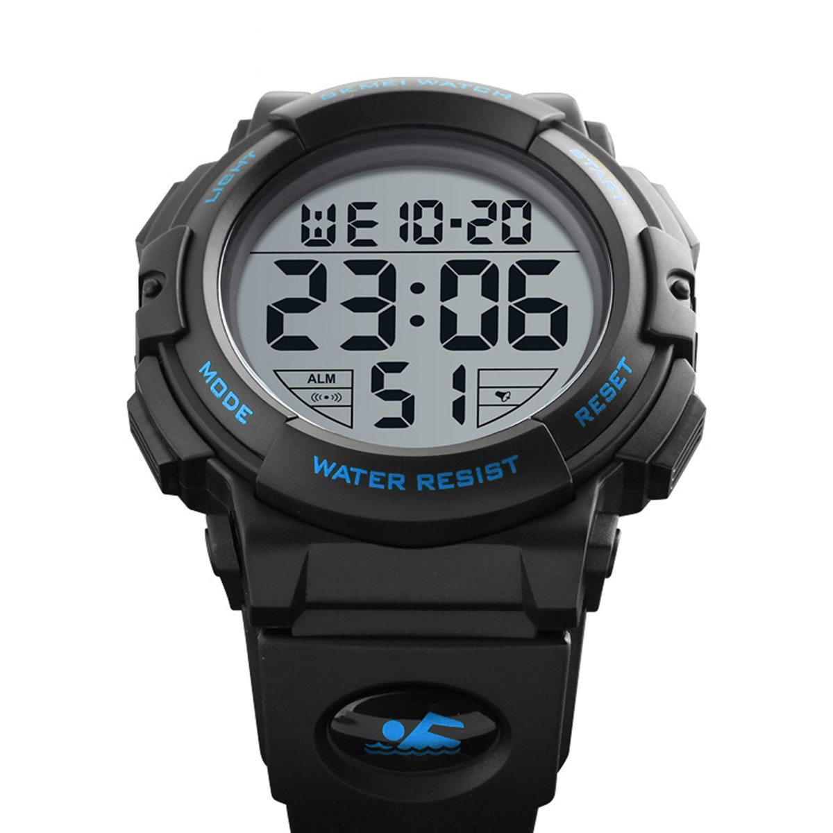 Foto 4 pulgar | Venta Internacional - Reloj Deportivo Beswlz Militar Digital Led Con Alarma Y Cronómetro Wate