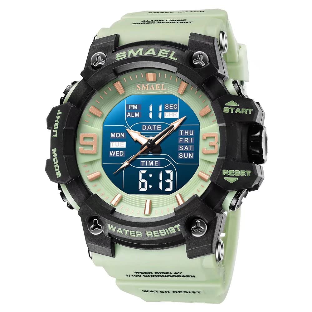 Foto 2 pulgar | Venta Internacional - Reloj Smael Con Alarma Led De Fecha, Impermeable, Militar, Para Hombre