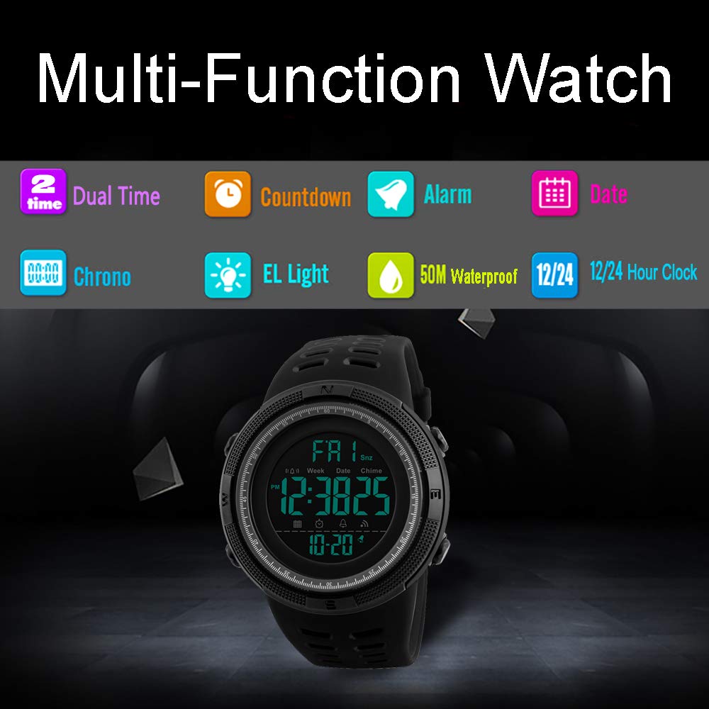 Foto 3 | Venta Internacional - Reloj Deportivo Joysae Digital Con Cronómetro Impermeable Con Alarma
