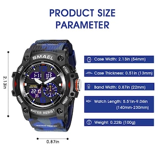 Foto 6 | Venta Internacional - Reloj Aswan, Cronómetro Digital, Alarma, Luz Led, Para Hombre