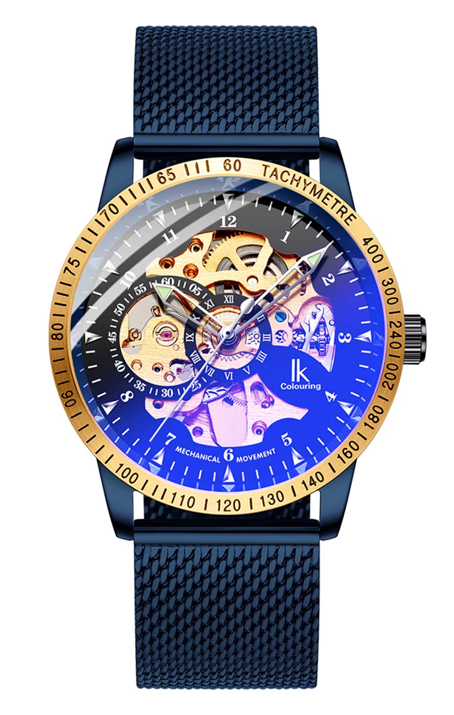 Venta Internacional - Reloj Mastop Luxury Luminous Skeleton Auto Mecha Transparente