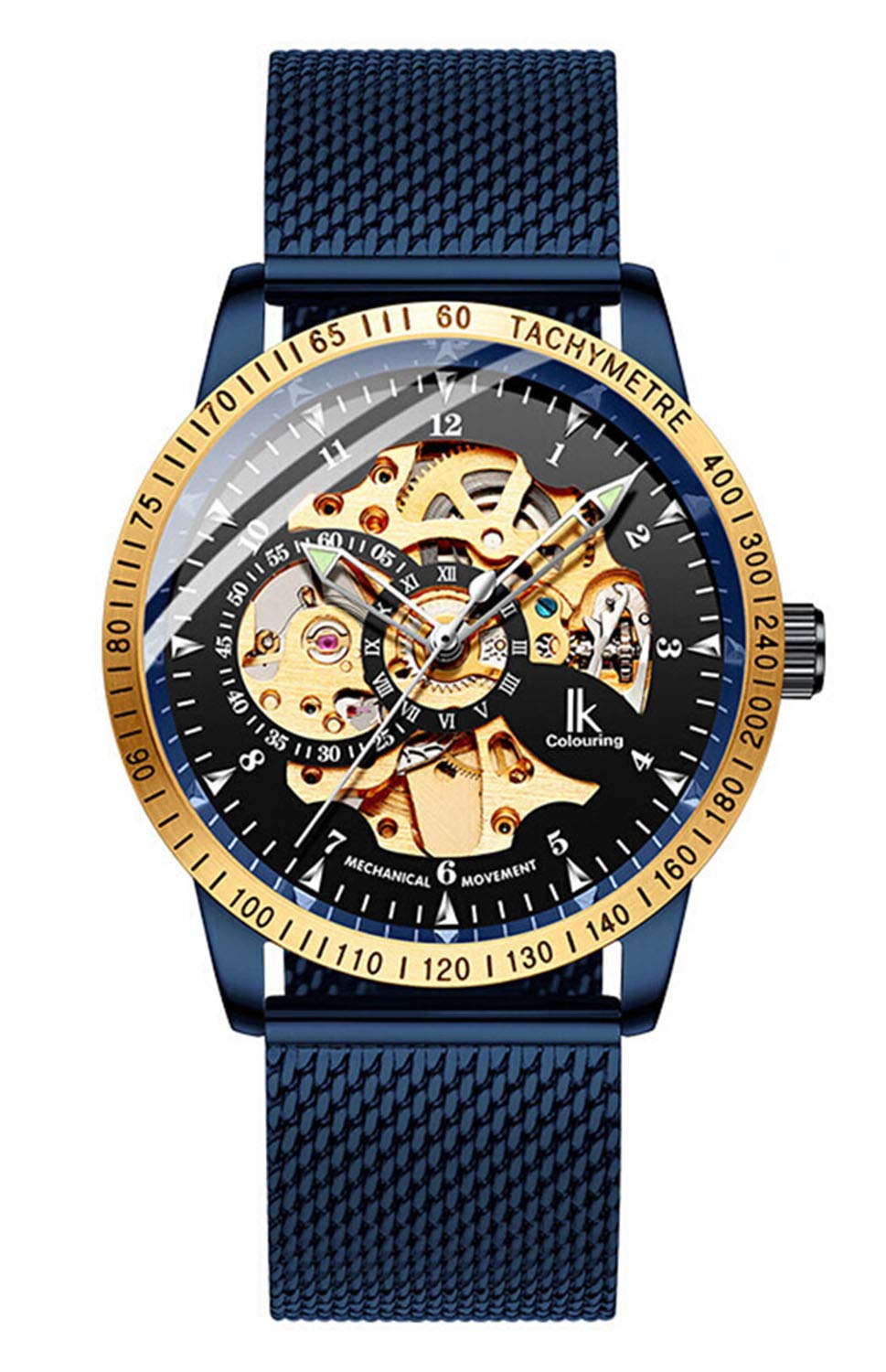 Foto 2 | Venta Internacional - Reloj Mastop Luxury Luminous Skeleton Auto Mecha Transparente