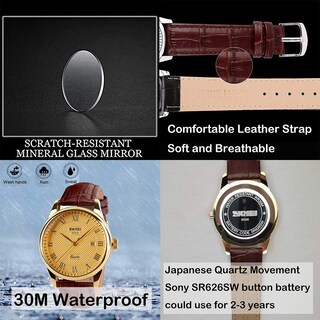 Foto 3 | Venta Internacional - Mira El Vestido Casual De Negocios De Skmei Para Hombre Con Calendario