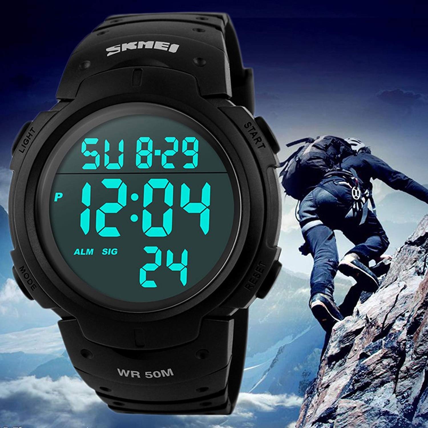 Foto 9 pulgar | Venta Internacional - Reloj Eletout, Deportivo Digital, Impermeable, Casual, Para Hombre