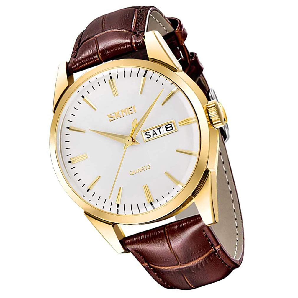 Foto 2 pulgar | Venta Internacional - Reloj Skmei Vestido De Negocios Casual A La Moda Para Hombre Con Cuero