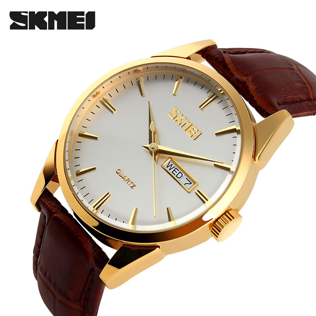 Foto 4 pulgar | Venta Internacional - Reloj Skmei Vestido De Negocios Casual A La Moda Para Hombre Con Cuero