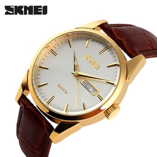Foto 3 | Venta Internacional - Reloj Skmei Vestido De Negocios Casual A La Moda Para Hombre Con Cuero