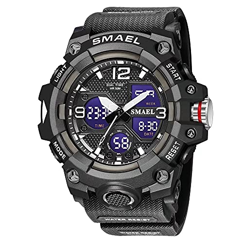 Venta Internacional - Reloj Smael Con Alarma Led Impermeable Para Hombre, Militar Y Exterior