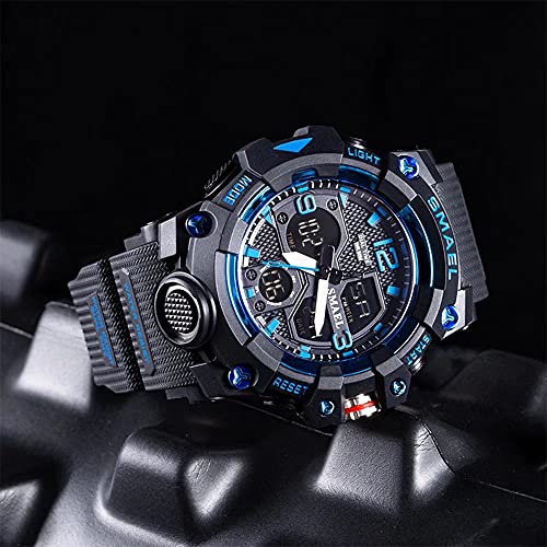 Foto 2 | Venta Internacional - Reloj Smael Con Alarma Led Impermeable Para Hombre, Militar Y Exterior