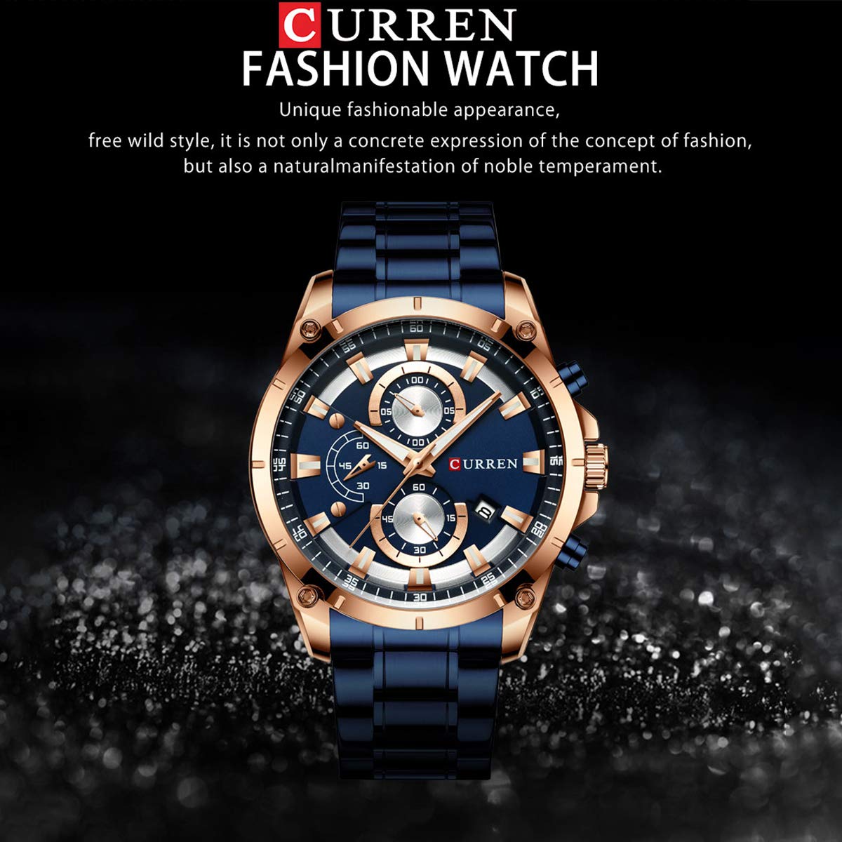 Foto 5 pulgar | Venta Internacional - Reloj Cigoo 8360 Luxury Business Classic Quartz Para Hombre