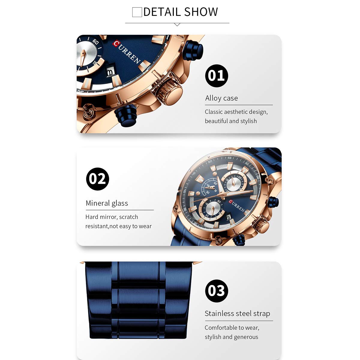 Foto 7 pulgar | Venta Internacional - Reloj Cigoo 8360 Luxury Business Classic Quartz Para Hombre