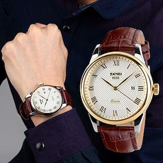 Foto 3 | Venta Internacional - Reloj Analógico De Cuarzo Cakcity Para Hombre, De Negocios, Resistente Al Agua
