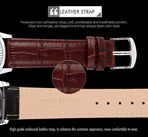 Foto 6 pulgar | Venta Internacional - Reloj Analógico De Cuarzo Cakcity Para Hombre, De Negocios, Resistente Al Agua