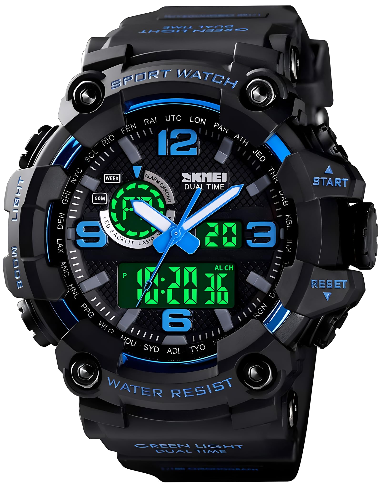 Venta Internacional - Reloj Gosasa S-shock Led Impermeable Multifunción Para Hombre