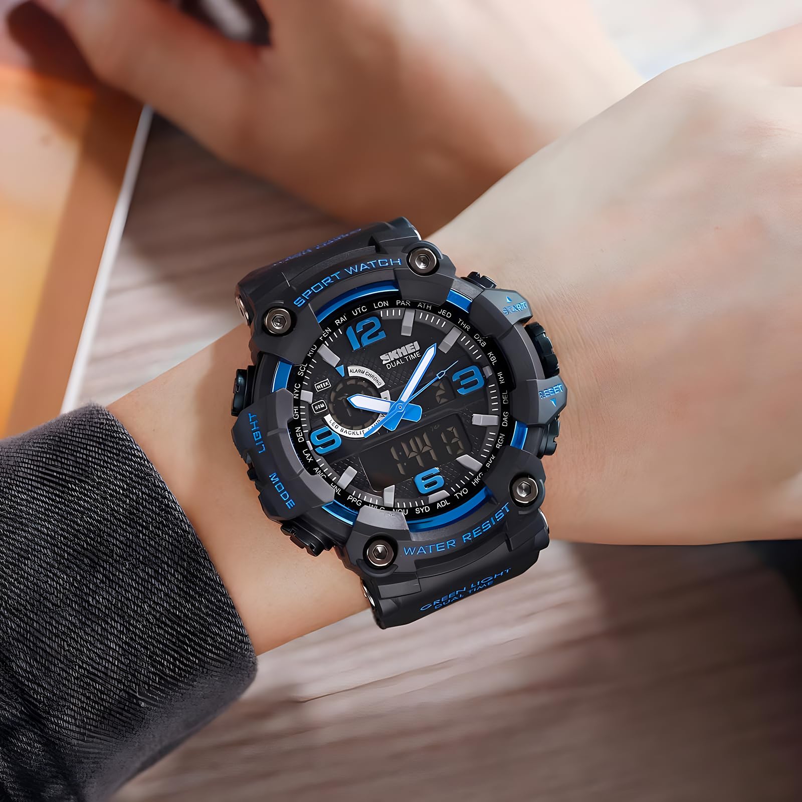 Foto 3 pulgar | Venta Internacional - Reloj Gosasa S-shock Led Impermeable Multifunción Para Hombre