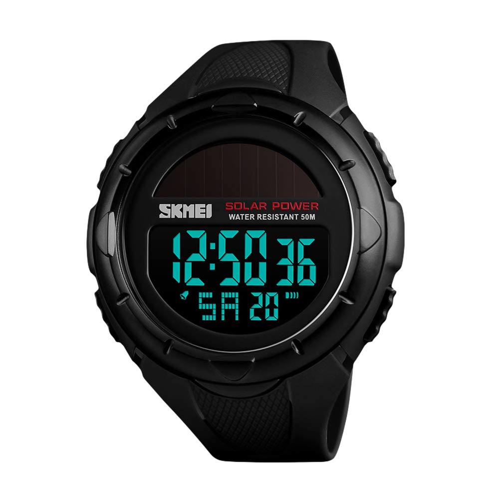 Foto 2 pulgar | Venta Internacional - Reloj Skmei Solar Digital Sports Para Hombre, 50 M, Resistente Al Agua