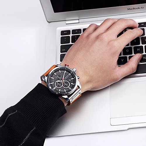 Foto 3 | Venta Internacional - Reloj De Pulsera Cluqmeik Curren 8271 Chronograph 3atm Waterproof