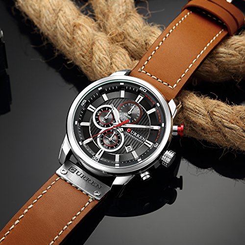 Foto 5 pulgar | Venta Internacional - Reloj De Pulsera Cluqmeik Curren 8271 Chronograph 3atm Waterproof