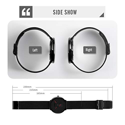 Foto 7 pulgar | Venta Internacional - Reloj De Pulsera Ultradelgado Pizitang Para Hombre De Acero Inoxidable